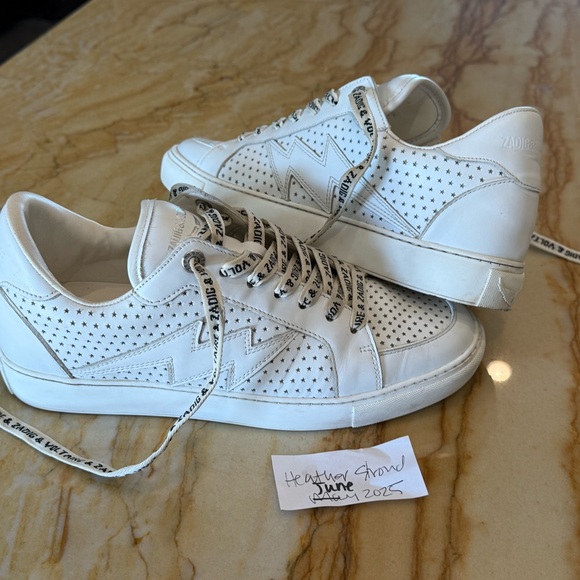 Zadig & Voltaire White Sneakers - Picture 1 of 9